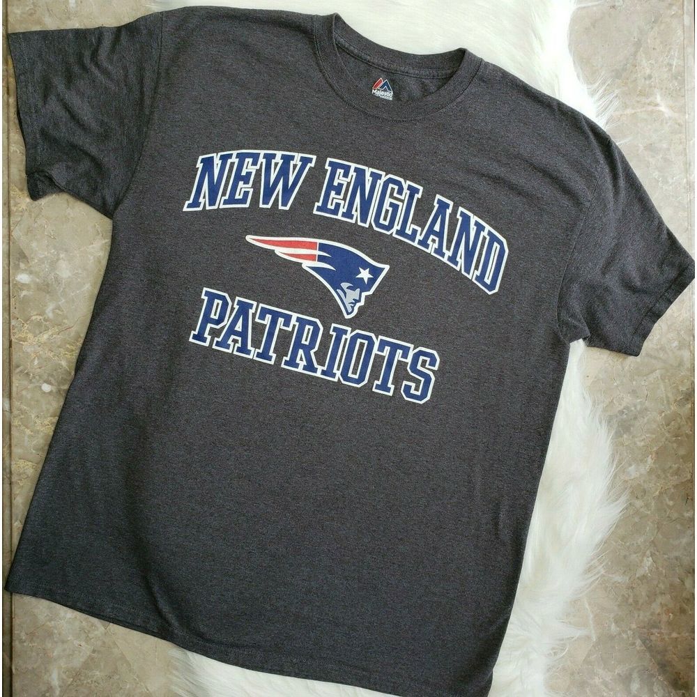 New England Patriots Super Bowl Gray T-Shirt Large